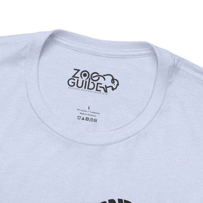 Bison Word Art Adult Unisex Short Sleeve Tee