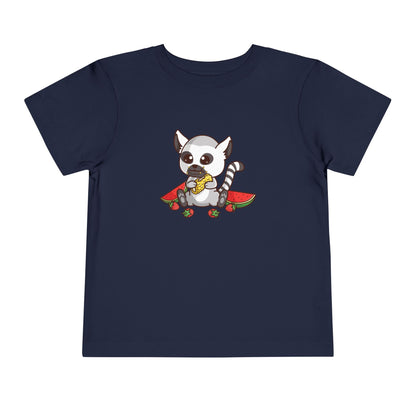 Ring Tailed Lemur Snakin' Kawaii Style Toddler Tee Shirt by Zoo Guide™