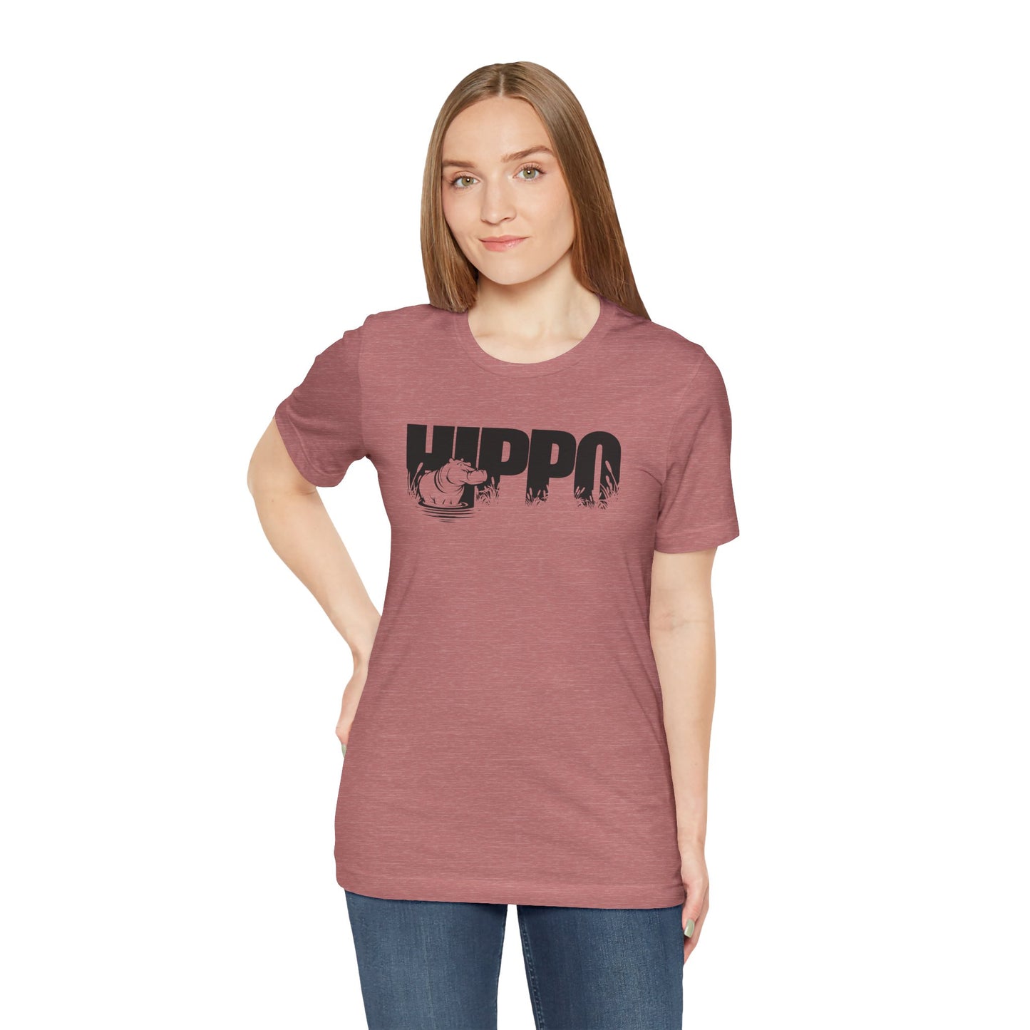 HIPPO Adult Unisex Tee Shirt by Zoo Guide™