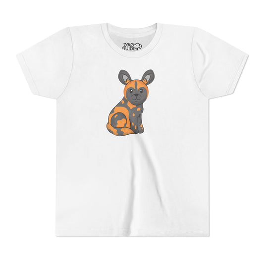 African Painted Dog Youth Tee Shirt by Zoo Guide™